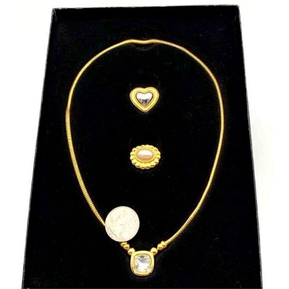 Joan Rivers 80’s New Vintage Three-in-one Necklace Wardrobe in Original Box - Picture 3 of 4